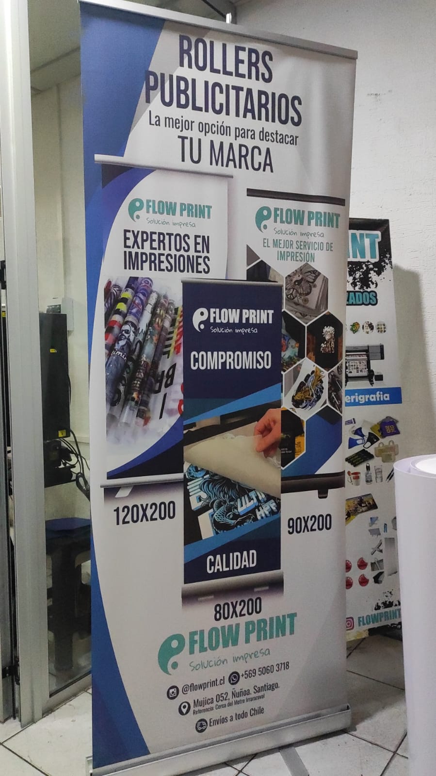 Roller publicitario FlowPrint